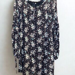 WAYF Floral Long Sleeve Dress | Lined | Anthropologie Favorite | Women’s M